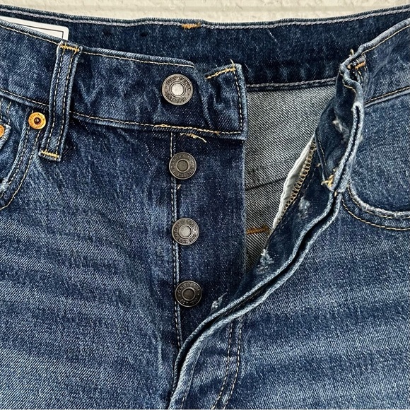 GAP Cheeky Straight High Rise Raw Hem Women’s Jeans, Size 27 | 4P - Picture 4 of 13